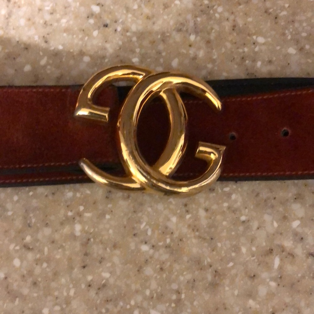 Gucci Vintage suede belt